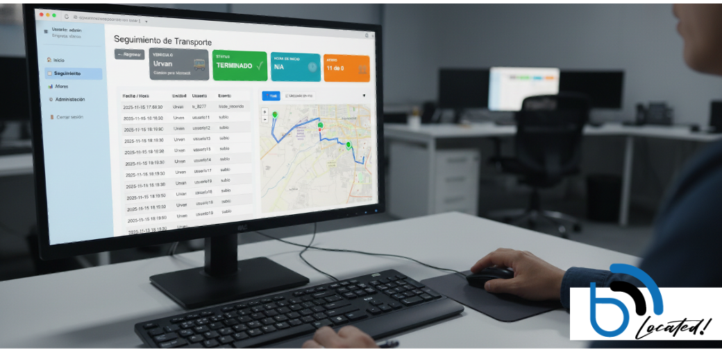 Panel de control bLocated Pickup